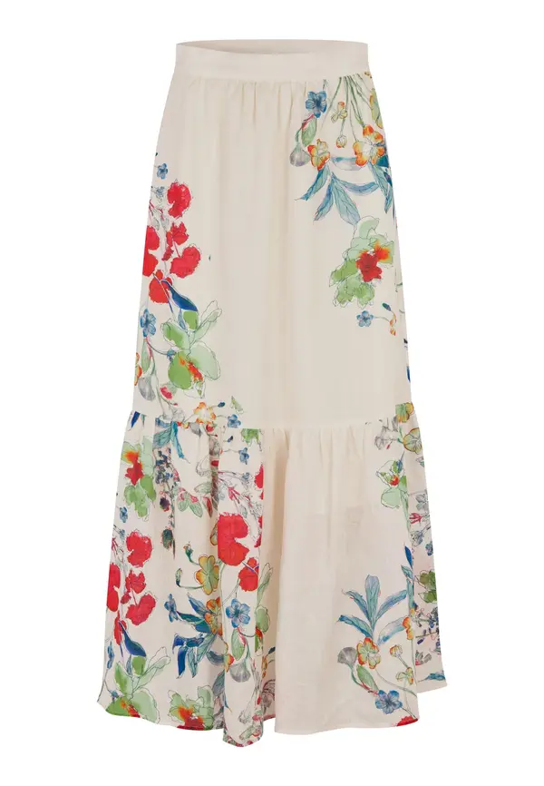 Dea Kudibal Dea Kudibal Suknja 'Paulinadea'  plava / svijetlozelena / crvena / prljavo bijela