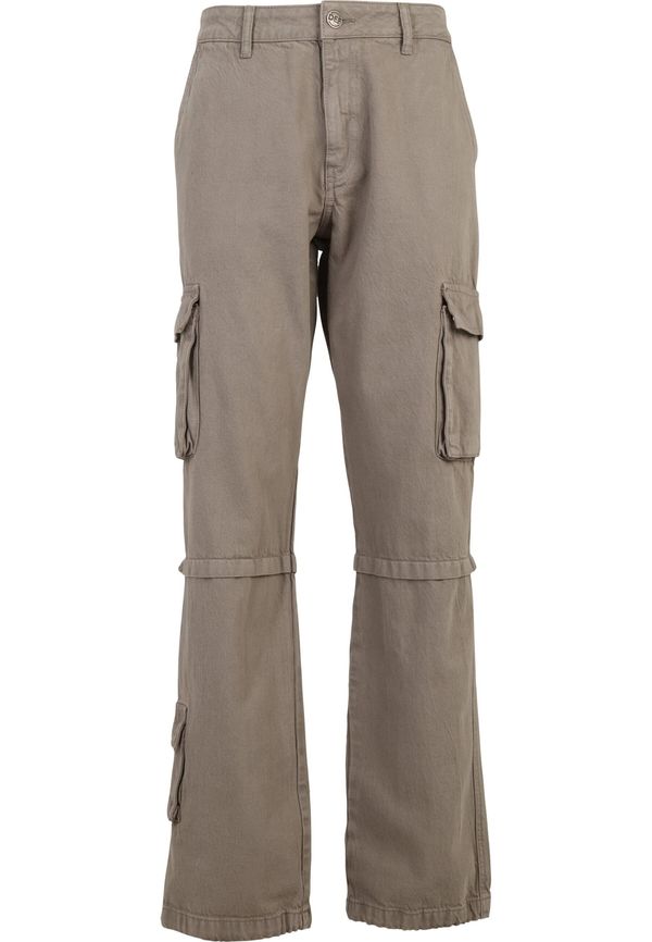 DEF DEF Cargo hlače  kameno siva