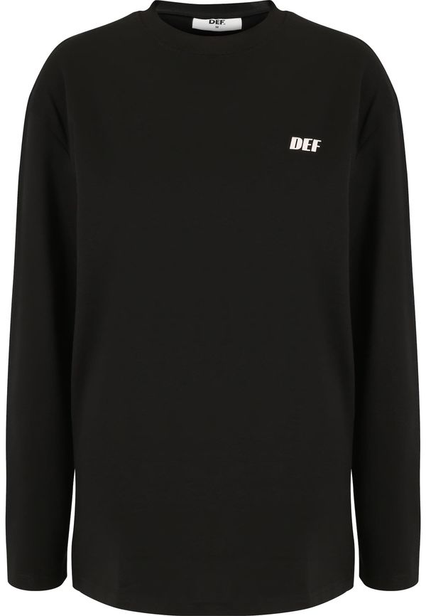 DEF DEF Majica 'Everyday'  crna / bijela