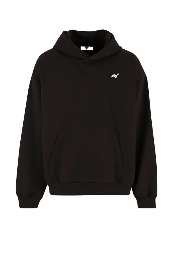 DEF DEF Sweater majica  svijetlosiva / crna