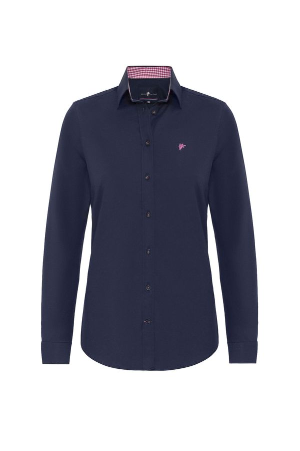 DENIM CULTURE DENIM CULTURE Bluza 'Alisha'  tamno plava / roza