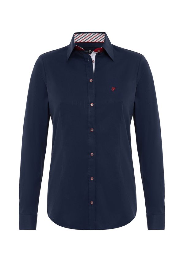 DENIM CULTURE DENIM CULTURE Bluza 'BELLA'  mornarsko plava