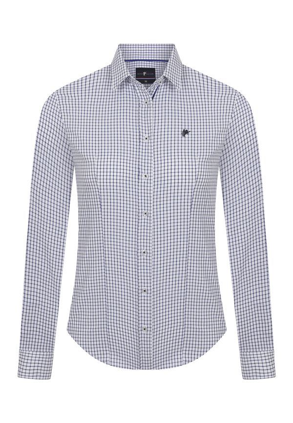 DENIM CULTURE DENIM CULTURE Bluza 'IRMA'  plava / mornarsko plava / bijela