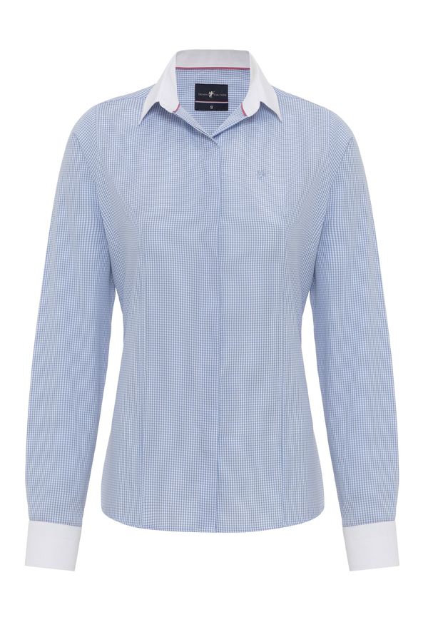 DENIM CULTURE DENIM CULTURE Bluza ' MAJA '  plava / bijela