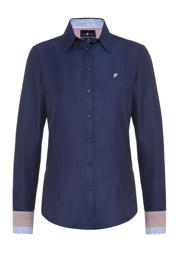 DENIM CULTURE DENIM CULTURE Bluza ' NIHAN '  mornarsko plava / svijetloplava / crvena