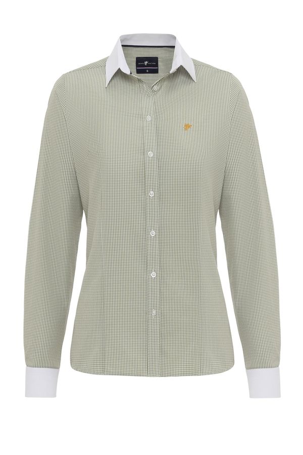 DENIM CULTURE DENIM CULTURE Bluza  žuta / zelena / bijela