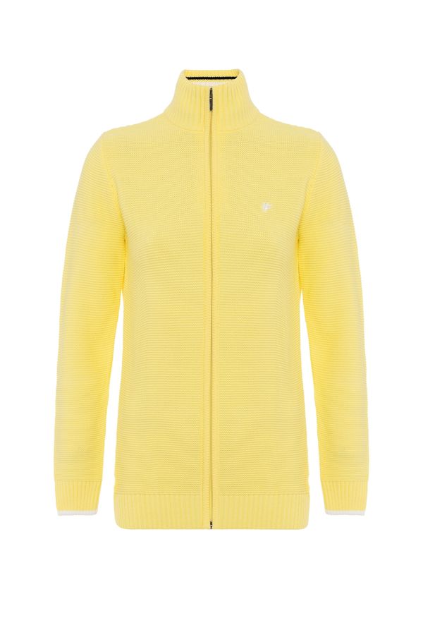 DENIM CULTURE DENIM CULTURE Kardigan  pastelno žuta