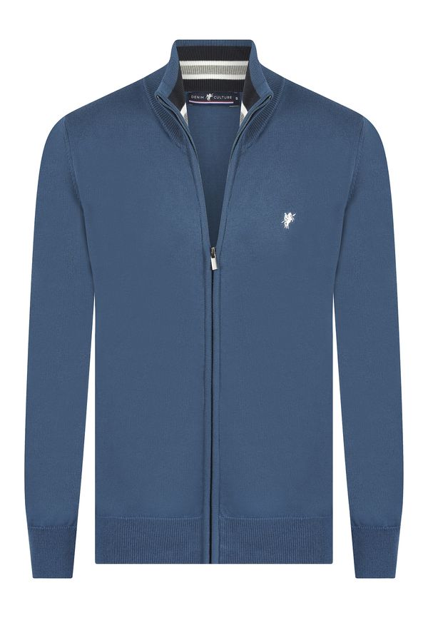 DENIM CULTURE DENIM CULTURE Kardigan 'Phoenix'  petrol