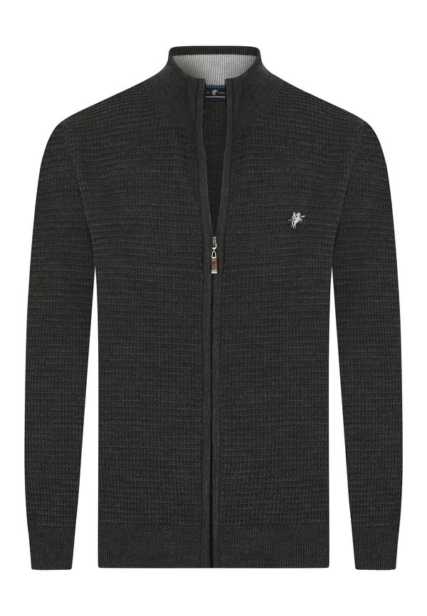 DENIM CULTURE DENIM CULTURE Kardigan 'Sean'  antracit siva