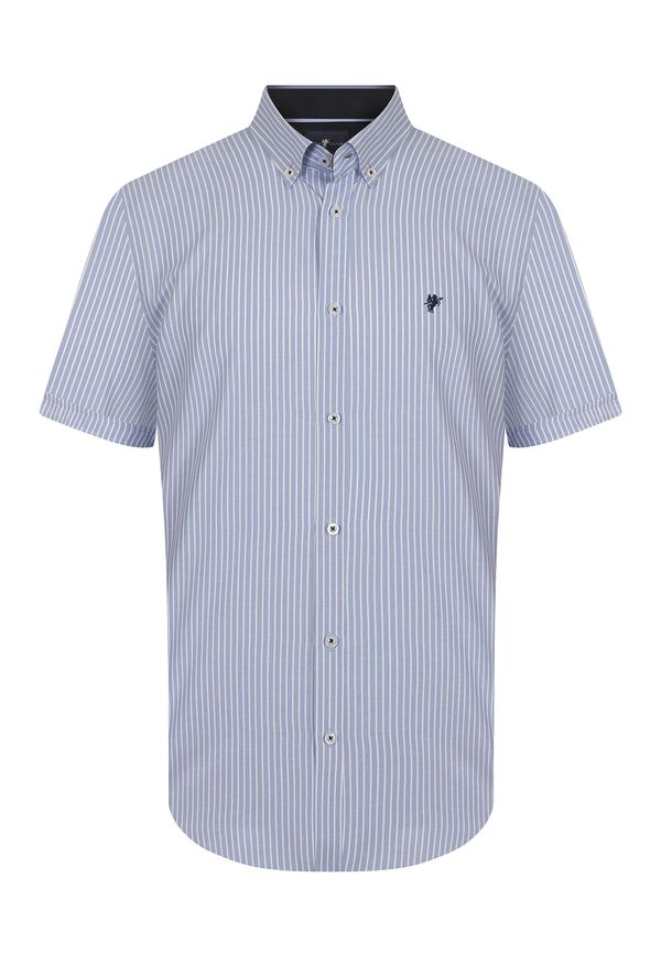 DENIM CULTURE DENIM CULTURE Košulja 'AMERIGO'  plava / mornarsko plava / bijela