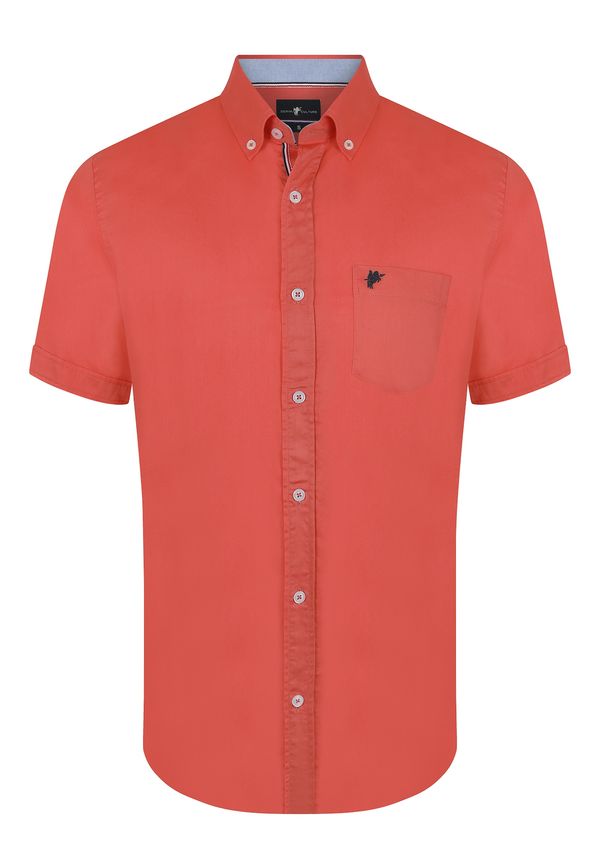 DENIM CULTURE DENIM CULTURE Košulja 'Arlen'  koraljna / crna