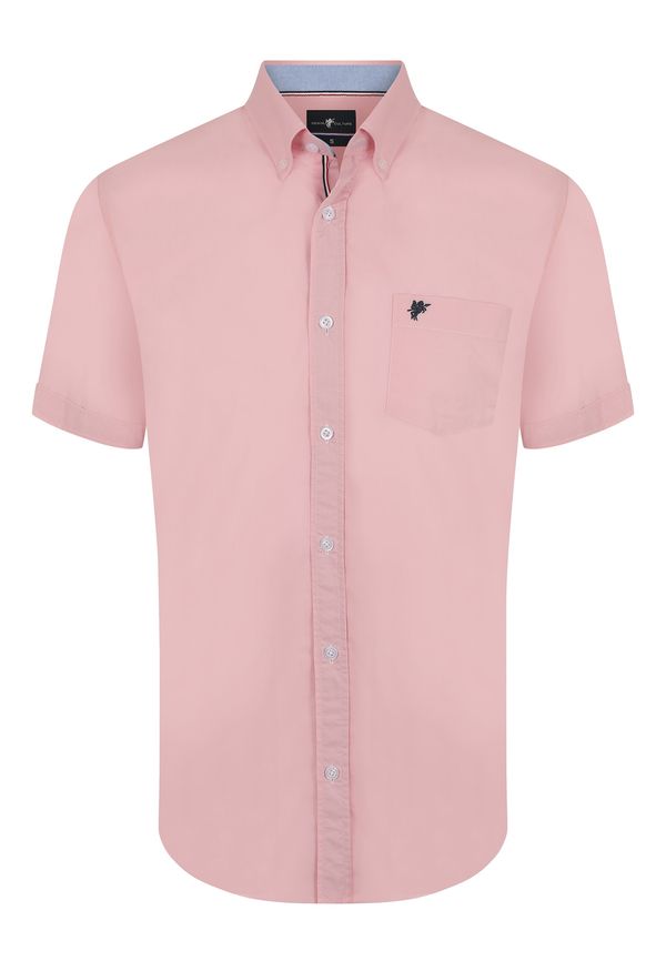 DENIM CULTURE DENIM CULTURE Košulja 'Arlen'  mornarsko plava / prljavo roza