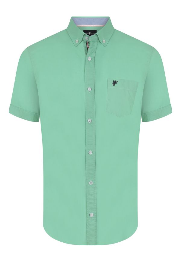 DENIM CULTURE DENIM CULTURE Košulja 'Arlen'  zelena / crna