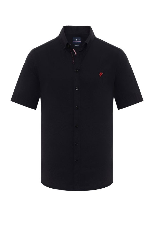 DENIM CULTURE DENIM CULTURE Košulja 'Aubrey'  crna