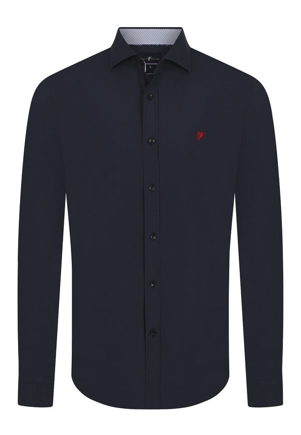 DENIM CULTURE DENIM CULTURE Košulja 'Bennie'  mornarsko plava / crvena