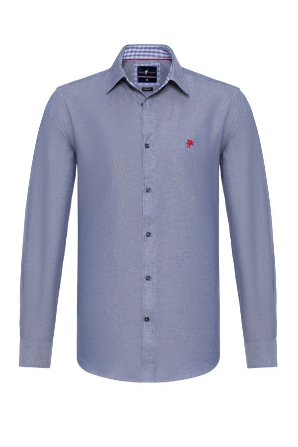 DENIM CULTURE DENIM CULTURE Košulja ' BRADLEY '  indigo / crvena