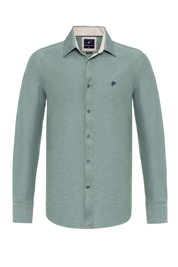 DENIM CULTURE DENIM CULTURE Košulja ' BRADLEY '  zelena