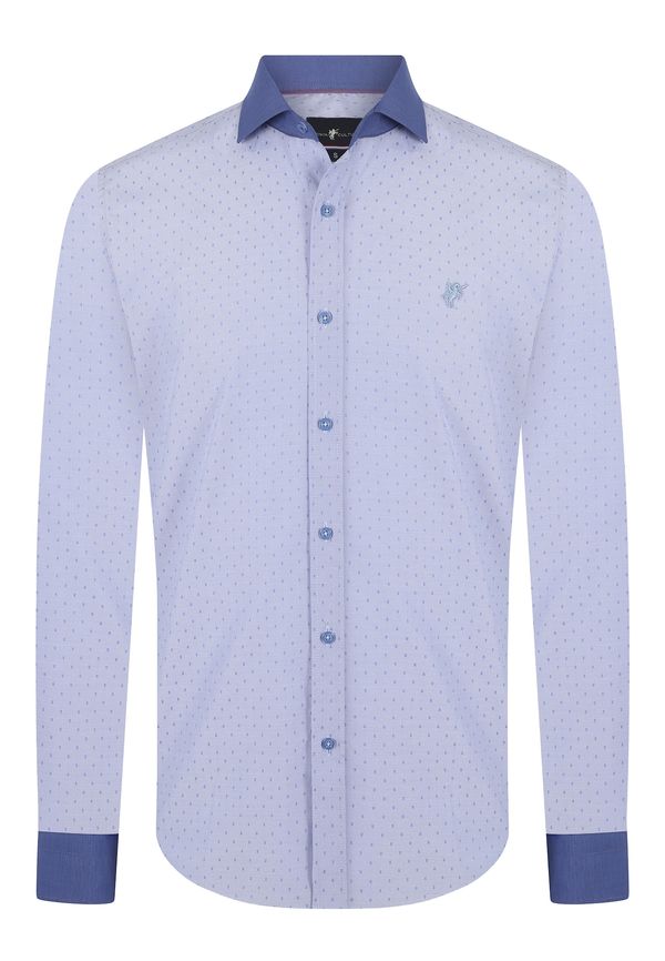 DENIM CULTURE DENIM CULTURE Košulja 'Colin'  pastelno plava / tamno plava