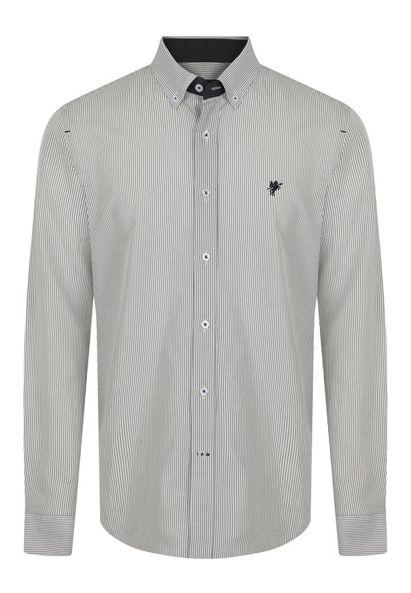 DENIM CULTURE DENIM CULTURE Košulja 'Delmar'  siva