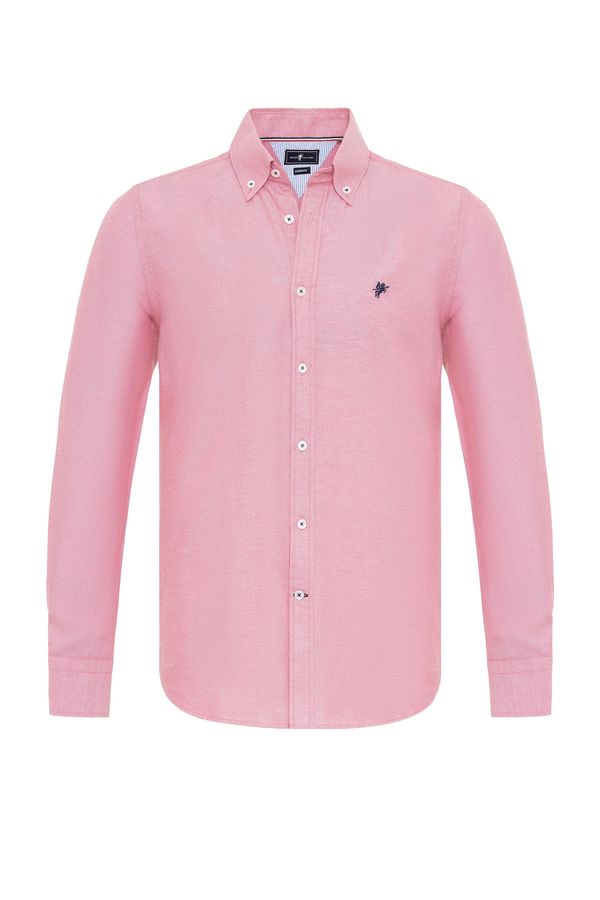 DENIM CULTURE DENIM CULTURE Košulja 'EDIZ'  svijetloroza