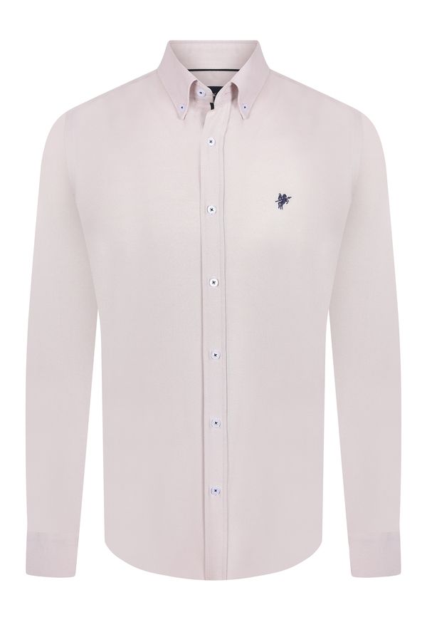 DENIM CULTURE DENIM CULTURE Košulja 'Evan'  puder roza