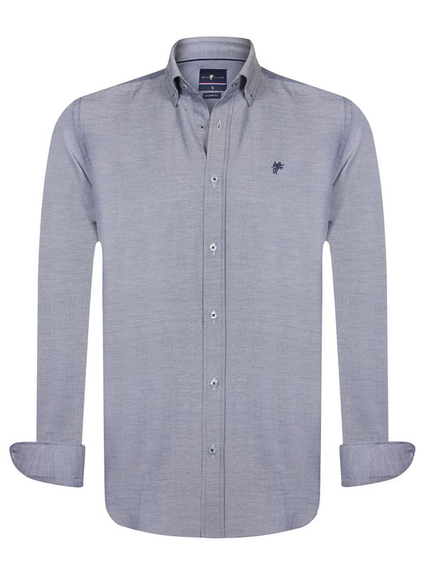 DENIM CULTURE DENIM CULTURE Košulja 'Fedro'  indigo / prljavo bijela