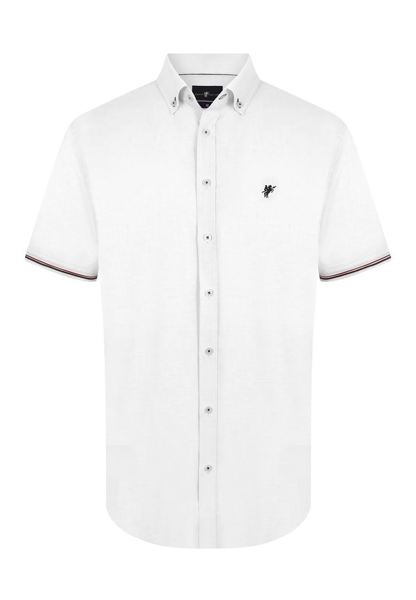 DENIM CULTURE DENIM CULTURE Košulja ' GUIDO '  crna / bijela