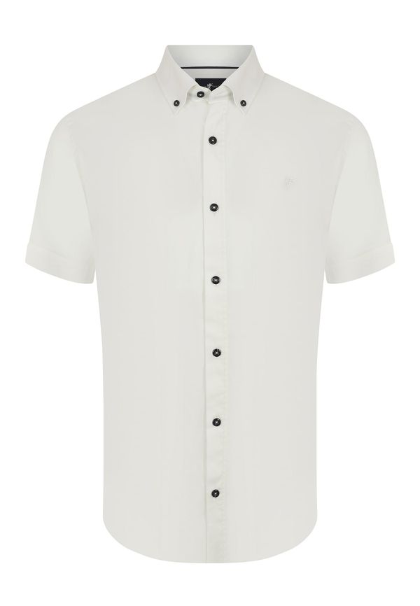 DENIM CULTURE DENIM CULTURE Košulja 'HARALD'  bijela