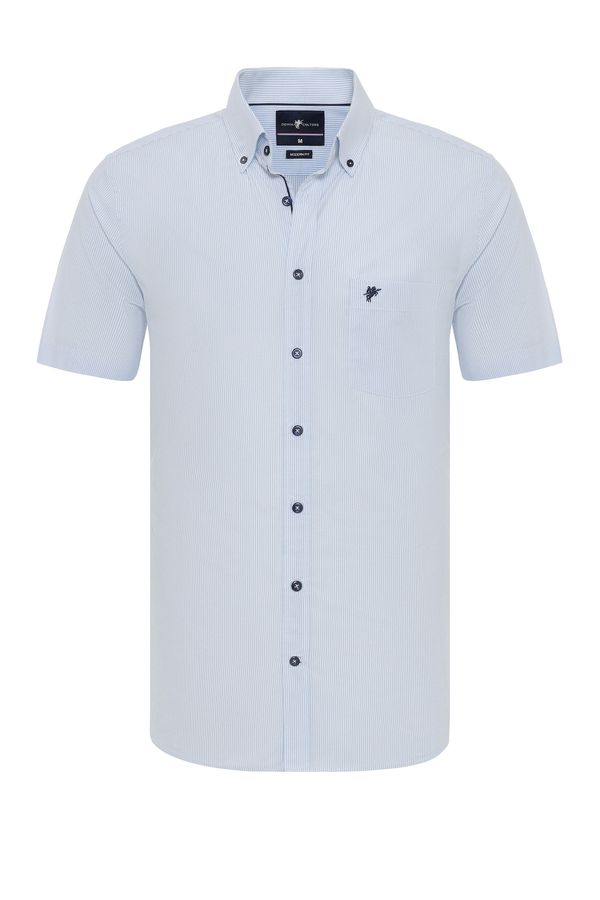 DENIM CULTURE DENIM CULTURE Košulja ' IAN '  plava / bijela