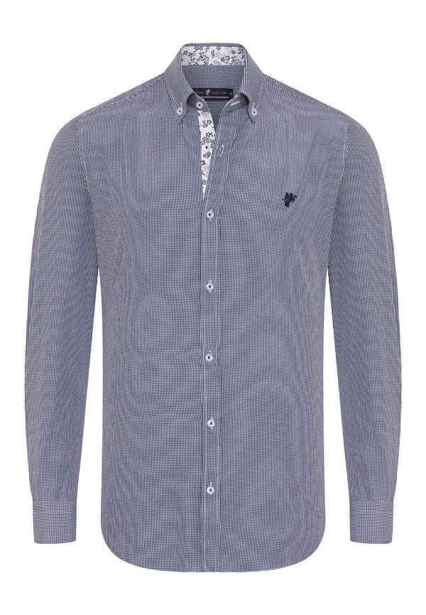 DENIM CULTURE DENIM CULTURE Košulja 'Igor'  mornarsko plava / bijela