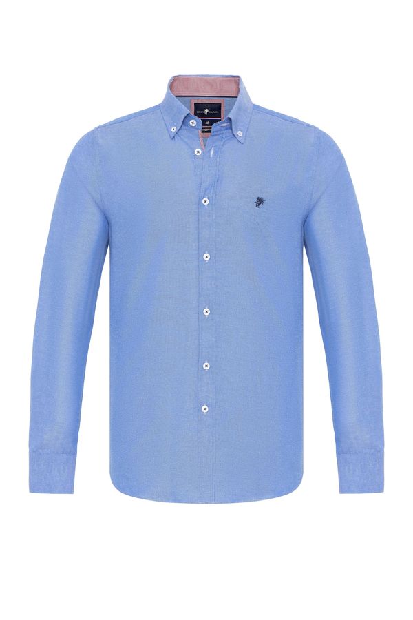 DENIM CULTURE DENIM CULTURE Košulja 'JARELL'  mornarsko plava / svijetloplava