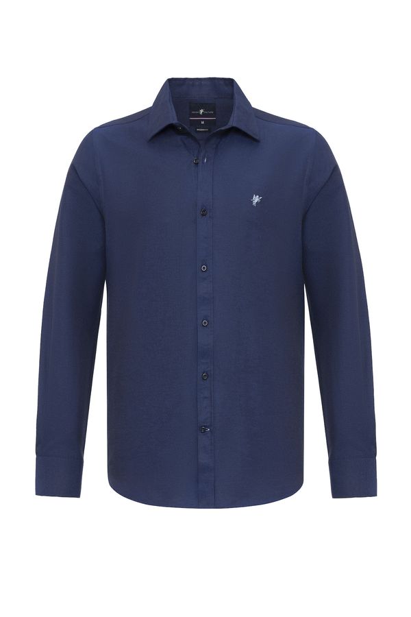 DENIM CULTURE DENIM CULTURE Košulja 'Jon'  mornarsko plava