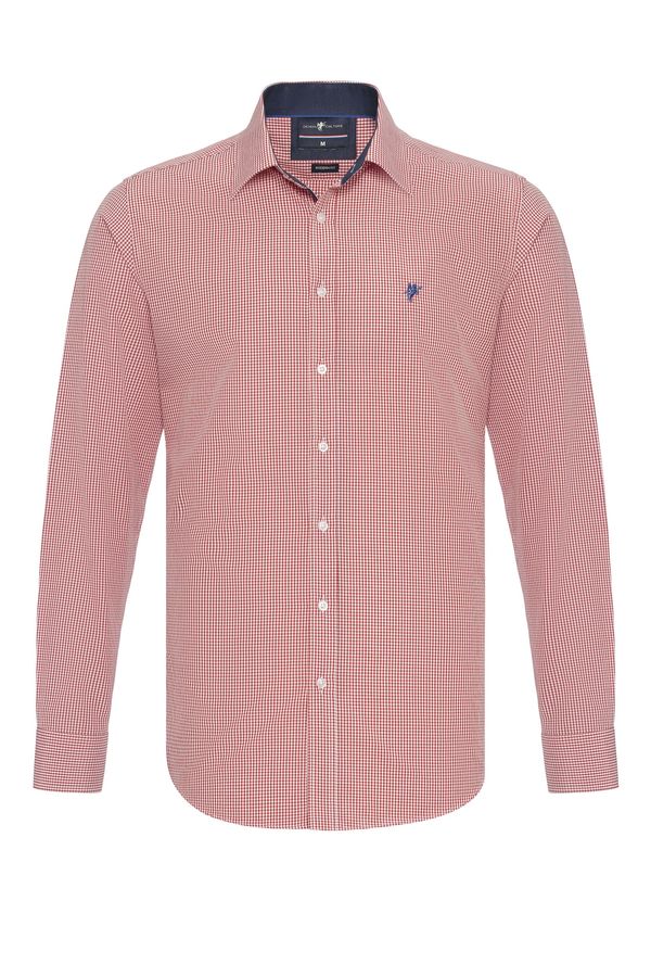 DENIM CULTURE DENIM CULTURE Košulja 'Kendrick'  mornarsko plava / crvena / bijela