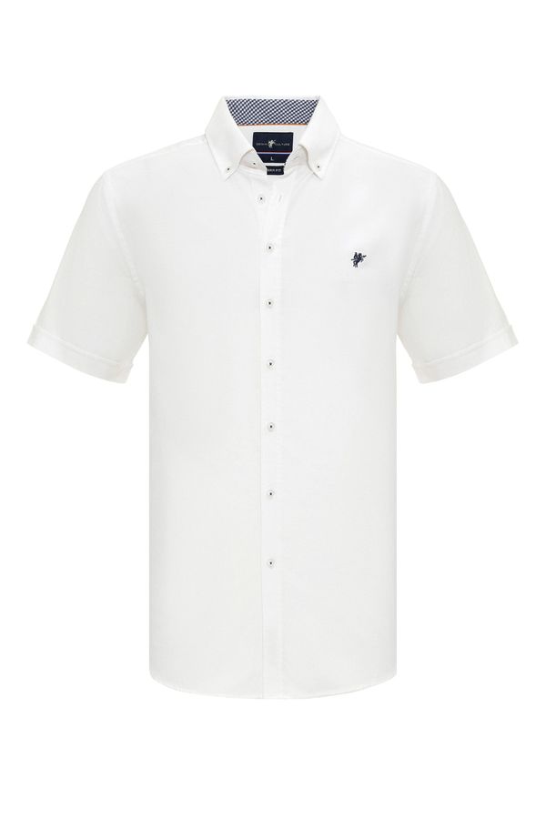 DENIM CULTURE DENIM CULTURE Košulja 'KENT'  bijela