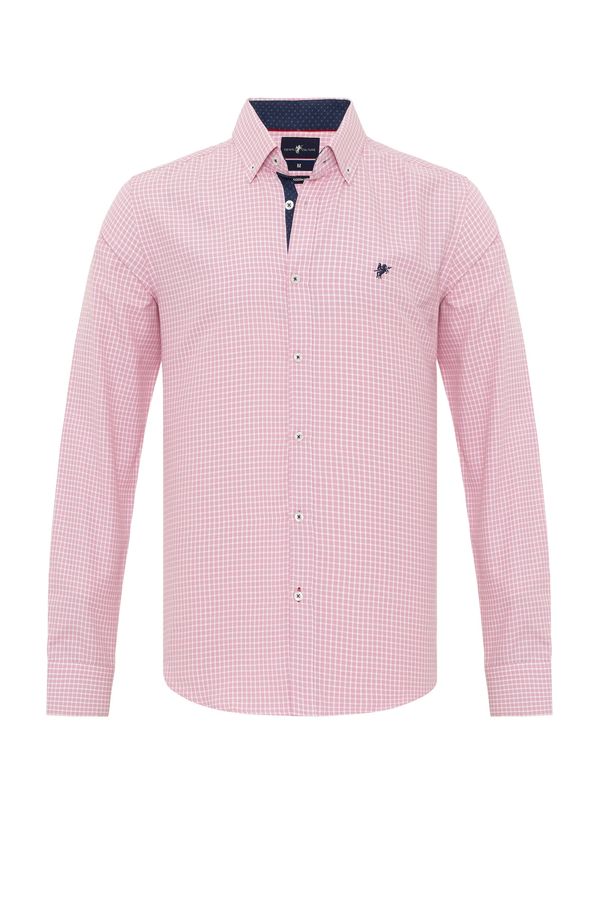 DENIM CULTURE DENIM CULTURE Košulja ' LUIZ '  mornarsko plava / roza / bijela