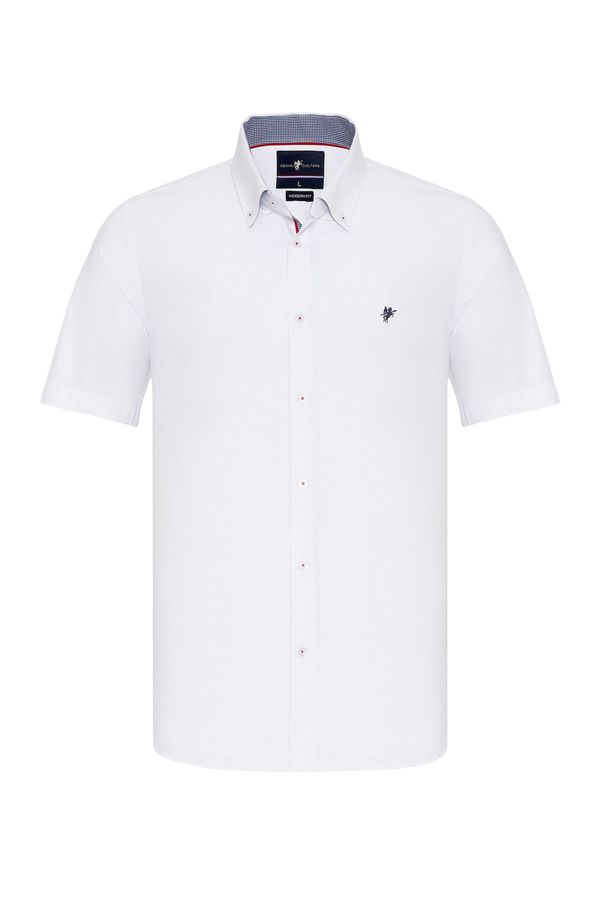 DENIM CULTURE DENIM CULTURE Košulja 'MARCUS'  bijela