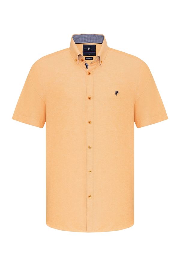 DENIM CULTURE DENIM CULTURE Košulja ' MARCUS '  tamno plava / narančasta