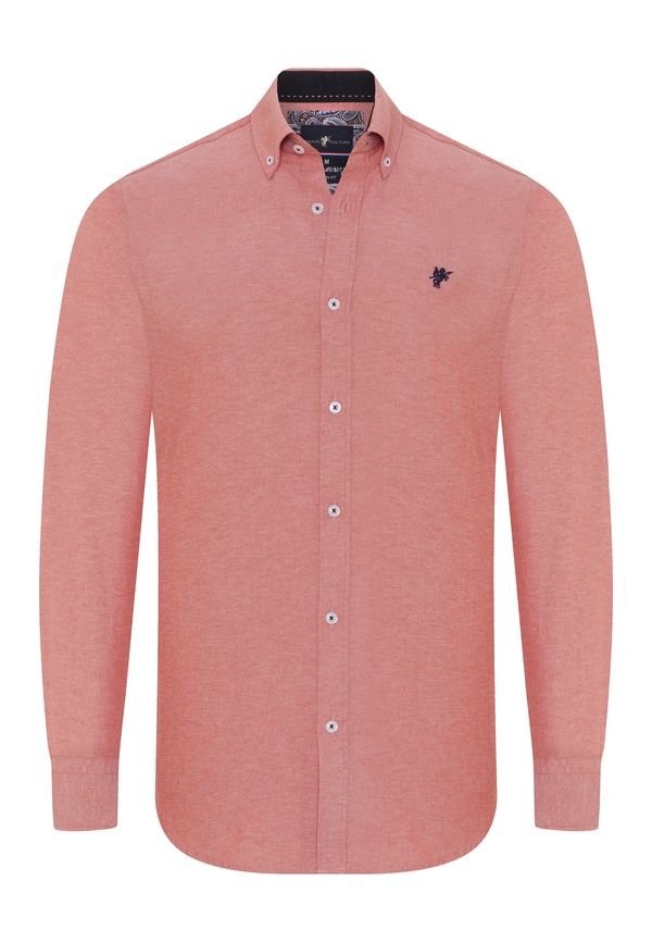 DENIM CULTURE DENIM CULTURE Košulja 'Matthew'  koraljna