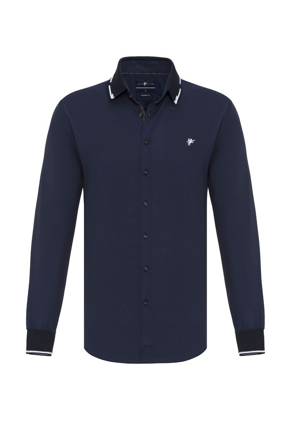 DENIM CULTURE DENIM CULTURE Košulja 'MAURO'  mornarsko plava