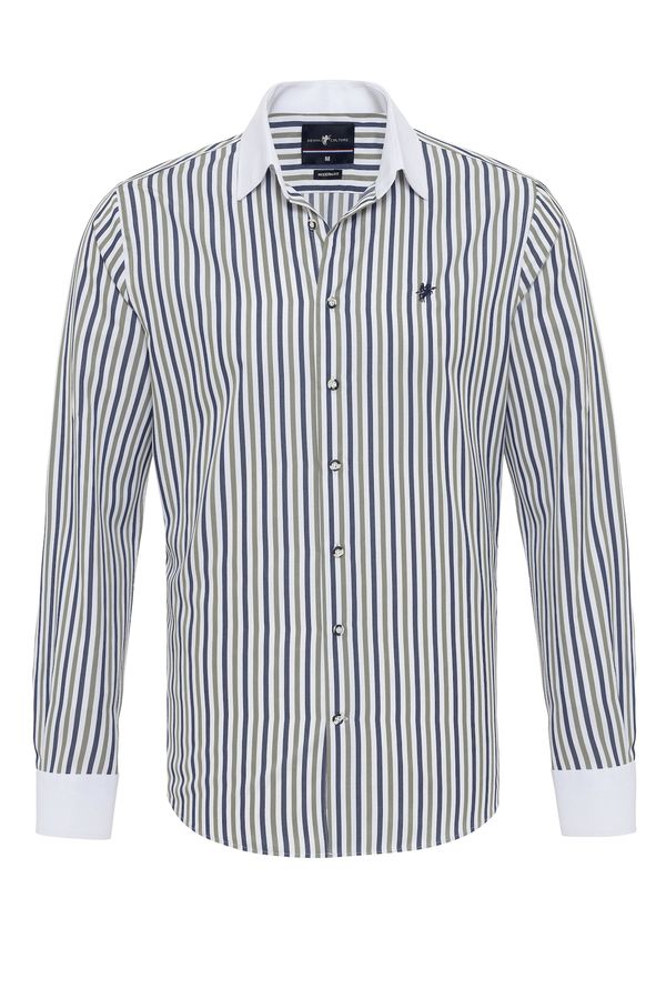 DENIM CULTURE DENIM CULTURE Košulja ' MICKY '  mornarsko plava / zelena / bijela