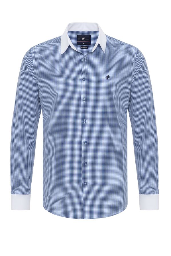 DENIM CULTURE DENIM CULTURE Košulja ' MIKE '  kraljevsko plava / bijela