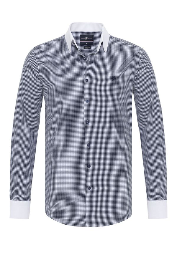 DENIM CULTURE DENIM CULTURE Košulja ' MIKE '  mornarsko plava / bijela