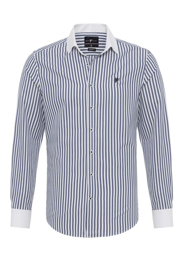 DENIM CULTURE DENIM CULTURE Košulja  mornarsko plava / prljavo bijela