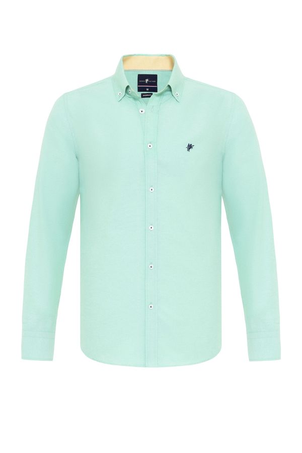 DENIM CULTURE DENIM CULTURE Košulja ' MYLES '  mornarsko plava / menta