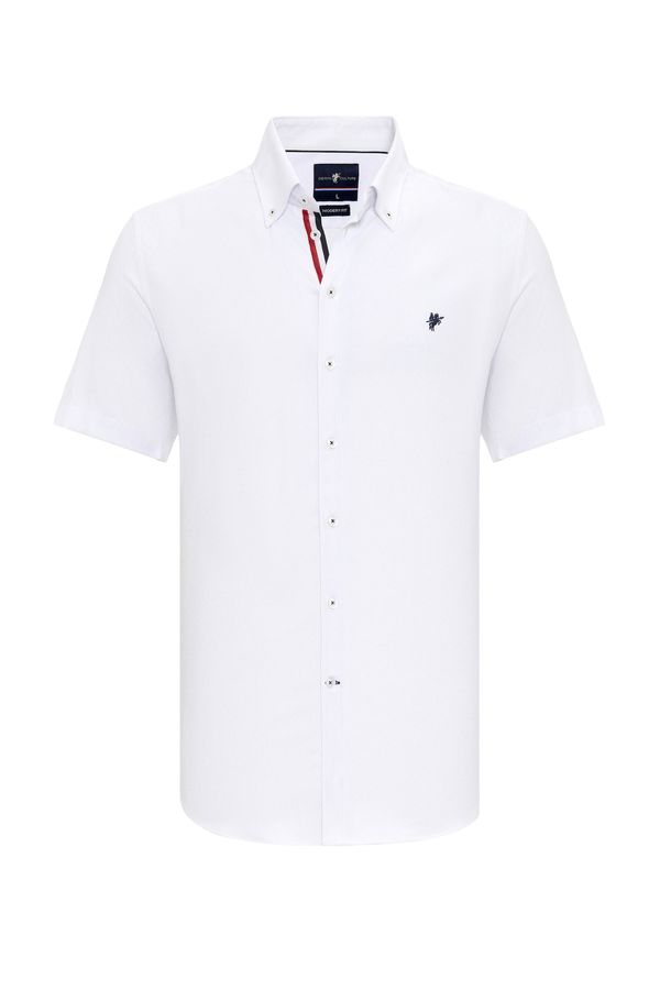 DENIM CULTURE DENIM CULTURE Košulja 'PATRICK'  bijela