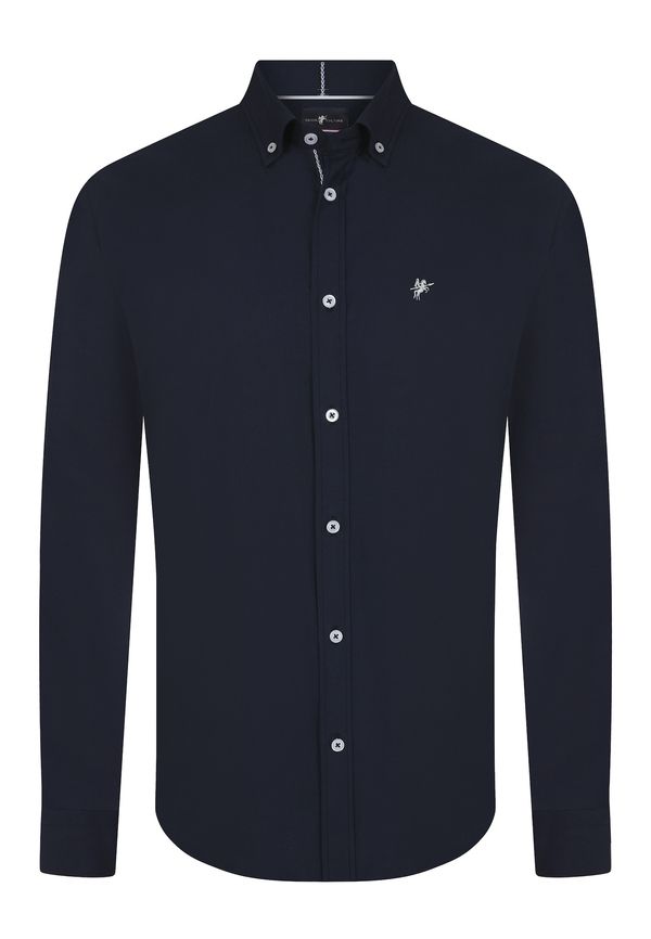 DENIM CULTURE DENIM CULTURE Košulja 'RODRIGO'  mornarsko plava