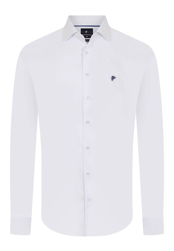 DENIM CULTURE DENIM CULTURE Košulja 'Tokio'  mornarsko plava / prljavo bijela