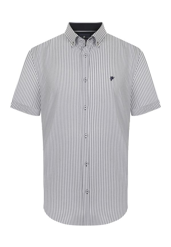 DENIM CULTURE DENIM CULTURE Košulja 'Tommaso'  mornarsko plava / golublje plava / prljavo bijela