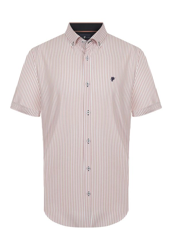 DENIM CULTURE DENIM CULTURE Košulja ' TOMMASO '  mornarsko plava / narančasta