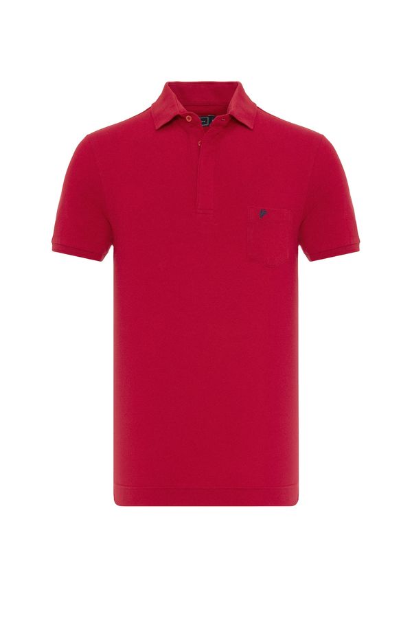 DENIM CULTURE DENIM CULTURE Majica 'ALARIC'  boja vina